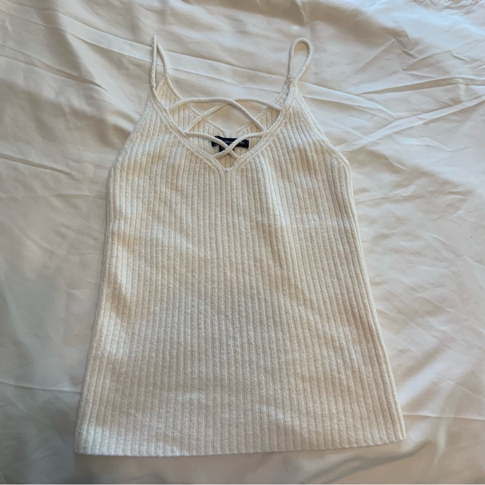 American Eagle criss cross tank